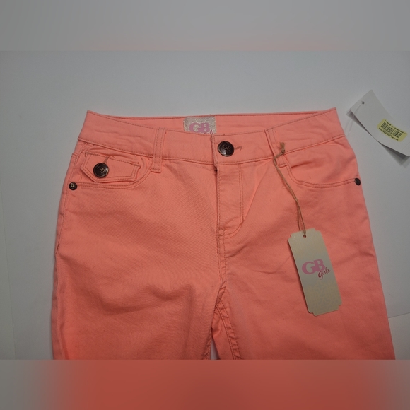 ❤️GB GIRLS SKINNY JEANS  SIZE 12  COLOR TANGERINE - TANGO - Picture 5 of 13